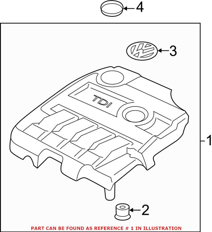 Engine Cover (TDI)